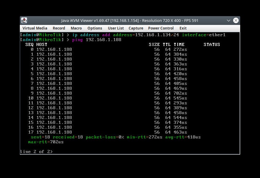 ping using Intel I210