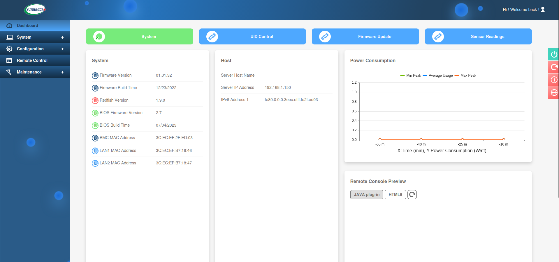 Supermicro IPMI new interface